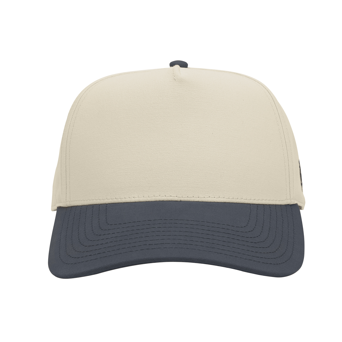 Branded Bills Bare Curved Two-tone Canvas Cap 1