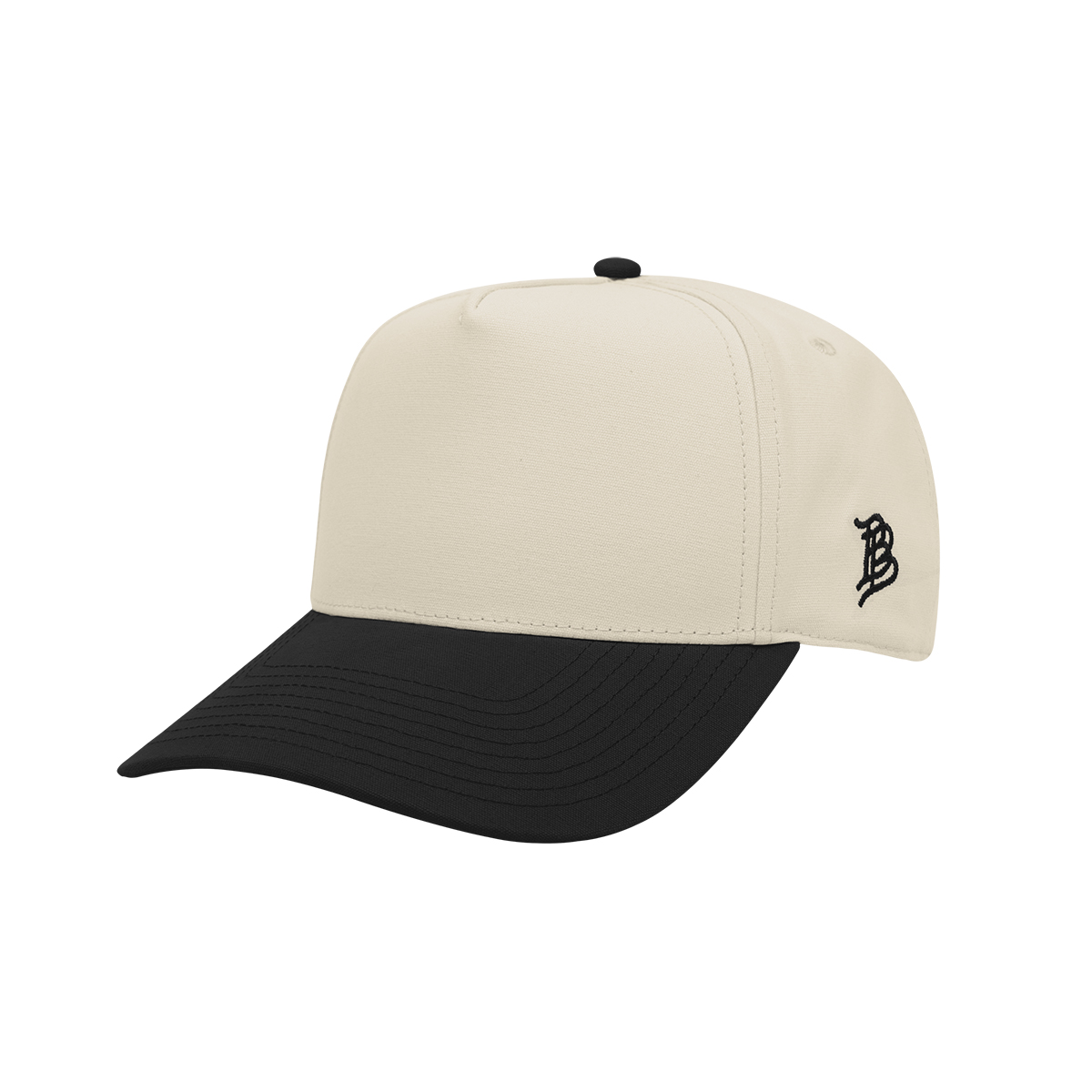 Branded Bills Bare Curved Two-tone Canvas Cap 1