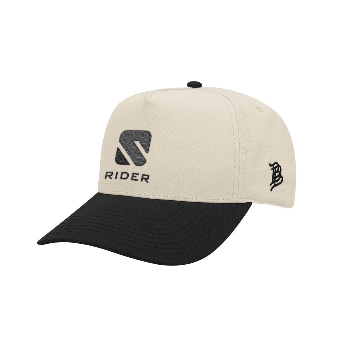 Branded Bills Bare Curved Two-tone Canvas Cap 1