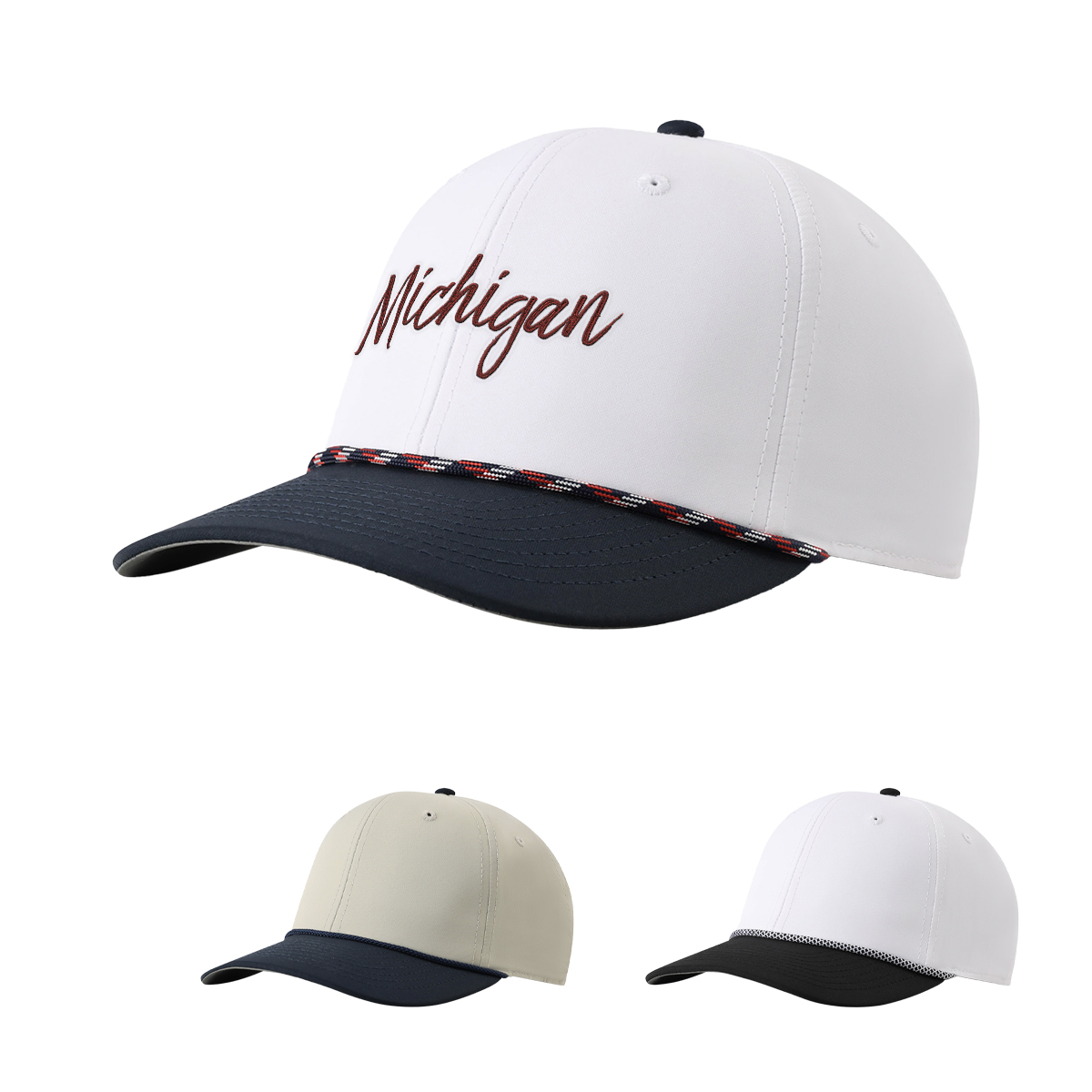 Imperial 7054t The Wingman Two-tone Performance Rope Cap 1
