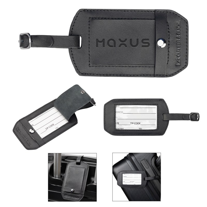 Cutter & Buck® Leather Luggage Tag 1 Cutter & Buck® Leather Luggage Tag 1