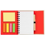 Small Spiral Notebook With Sticky Notes And Flags - 6106 BLU Small Spiral Notebook With Sticky Notes And Flags - 6106 BLU