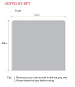 8' Straight Tension Fabric Display - C11U 8' Straight Tension Fabric Display - C11U