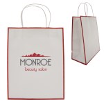 Laminated Paper Gift Bag - 3921 WHTRED Silkscreen Laminated Paper Gift Bag - 3921 WHTRED Silkscreen