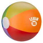 16" Rainbow Beach Ball - 706 RAINBOW Silkscreen 16" Rainbow Beach Ball - 706 RAINBOW Silkscreen