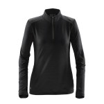 Stormtech Pulse Women's Fleece Pullover - TFW1W BLACK CARBON Embroidery Stormtech Pulse Women's Fleece Pullover - TFW1W BLACK CARBON Embroidery