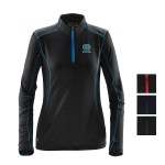 Stormtech Pulse Women's Fleece Pullover - TFW1W BLACK BRIGHTRED Embroidery Stormtech Pulse Women's Fleece Pullover - TFW1W BLACK BRIGHTRED Embroidery