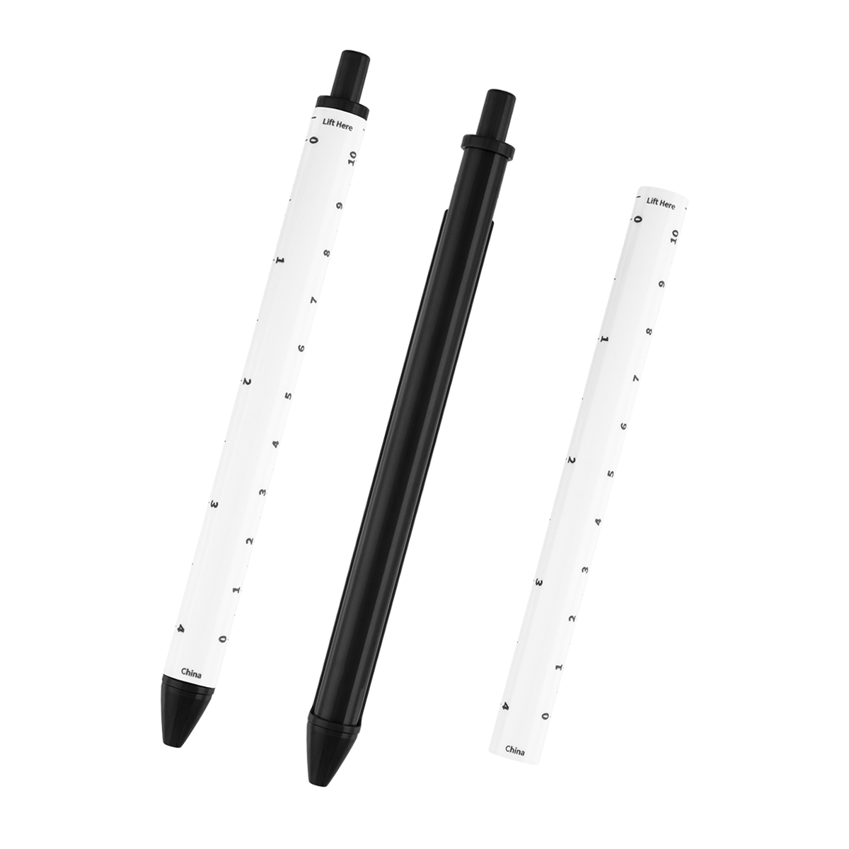 Straight Line Pen With 4" Ruler 1