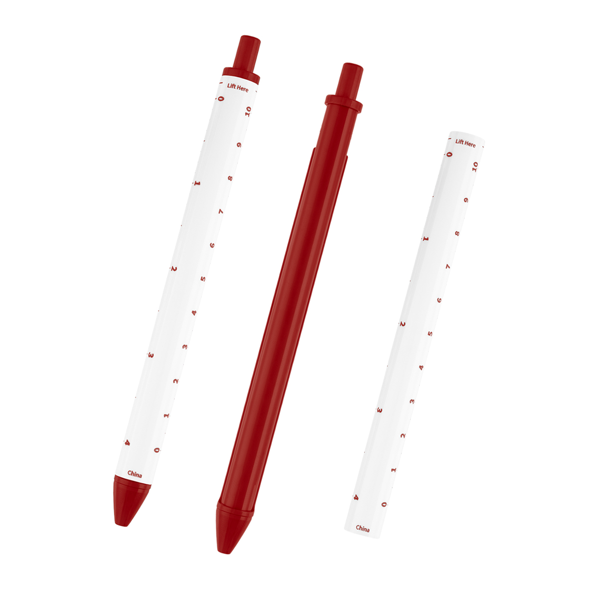 Straight Line Pen With 4" Ruler 1