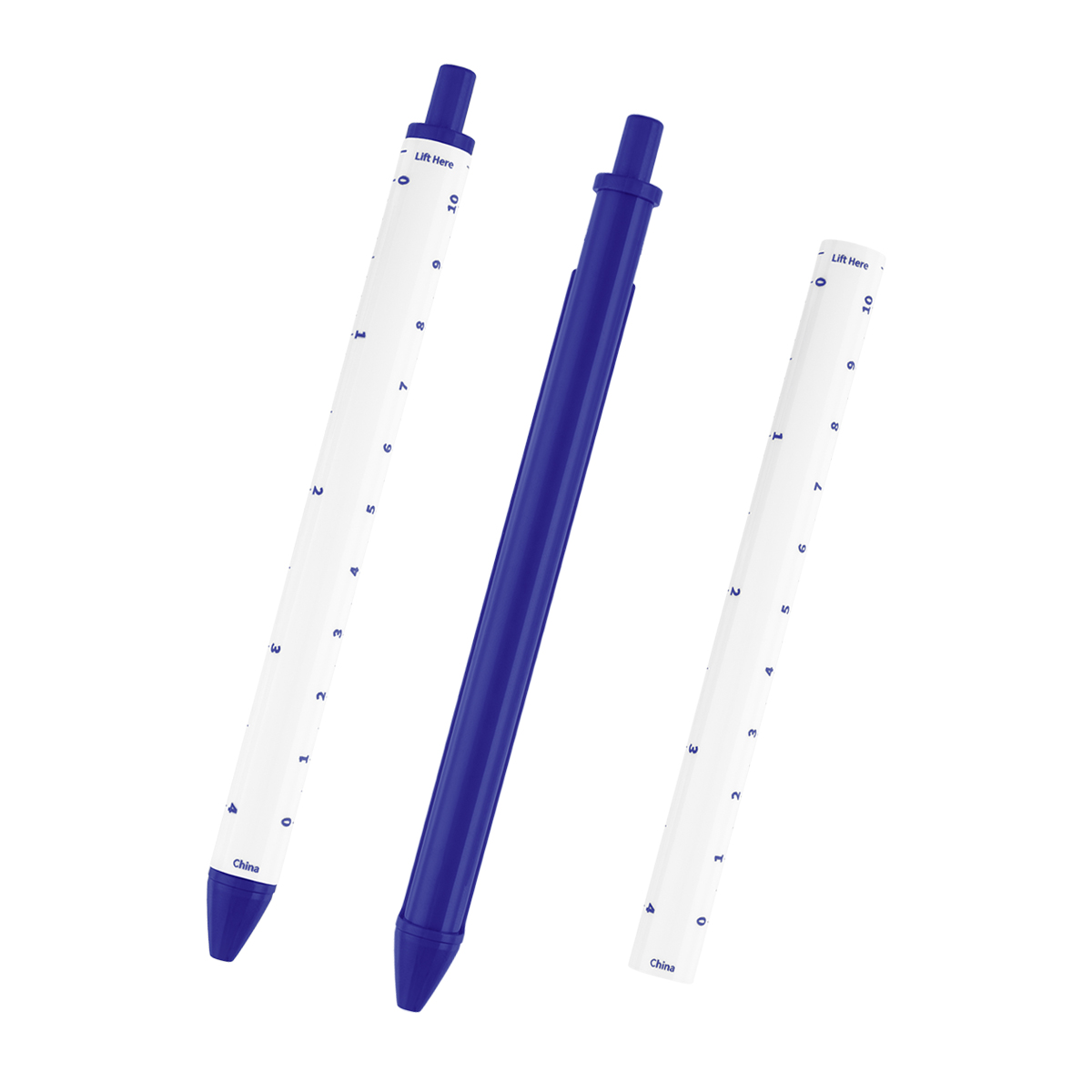 Straight Line Pen With 4" Ruler 1