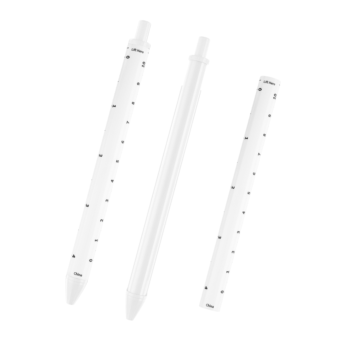 Straight Line Pen With 4" Ruler 1