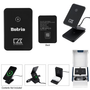 Cutter & Buck® 3-in-1 Magnetic Wireless Charger 1 Cutter & Buck® 3-in-1 Magnetic Wireless Charger 1