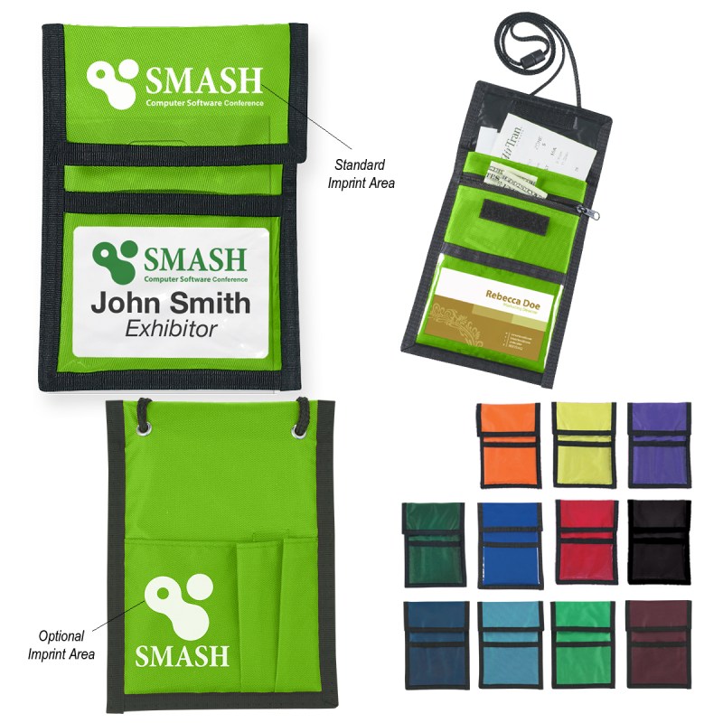 Nylon Neck Wallet Badge Holder 1 Nylon Neck Wallet Badge Holder 1