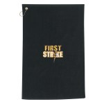 Golf Towel - 6074 BLK Embroidery Golf Towel - 6074 BLK Embroidery