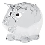 Mini Plastic Piggy Bank - 5062 TRNCHA Padprint Mini Plastic Piggy Bank - 5062 TRNCHA Padprint
