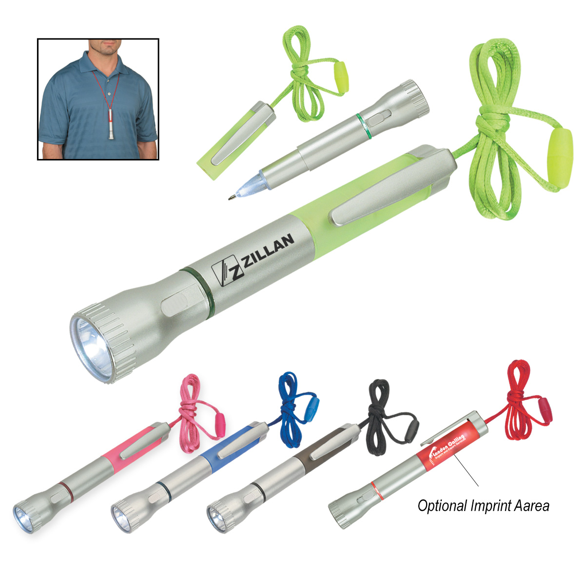 Flashlight With Light Up Pen 1