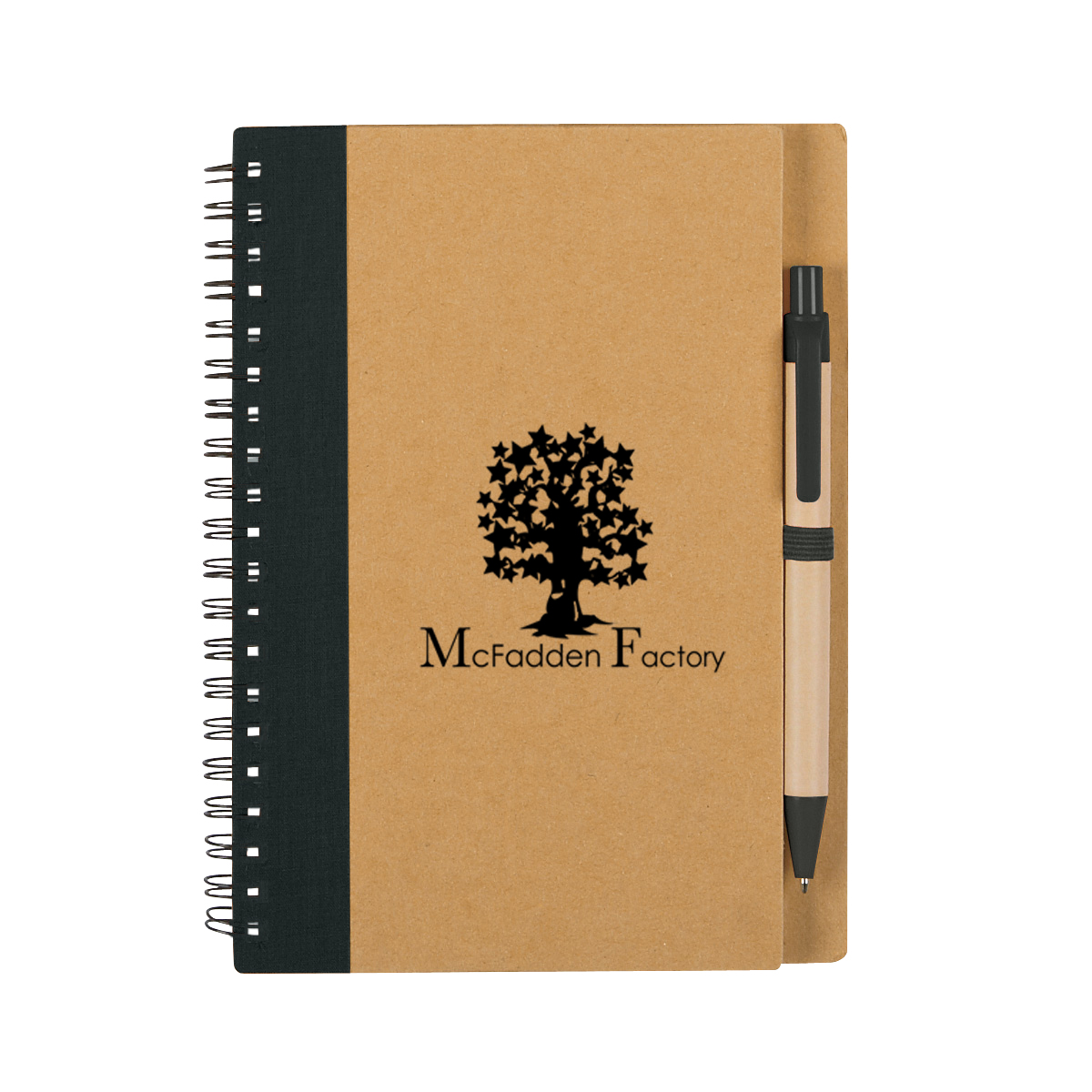 Eco-inspired Spiral Notebook & Pen 1