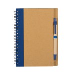 Eco-inspired Spiral Notebook & Pen - 6100 NATBLU Eco-inspired Spiral Notebook & Pen - 6100 NATBLU