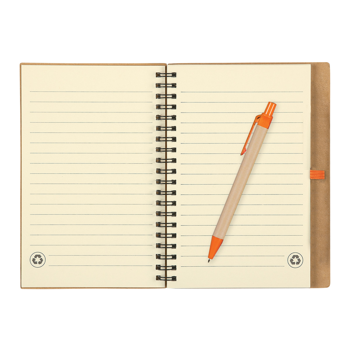 Eco-inspired Spiral Notebook & Pen 1
