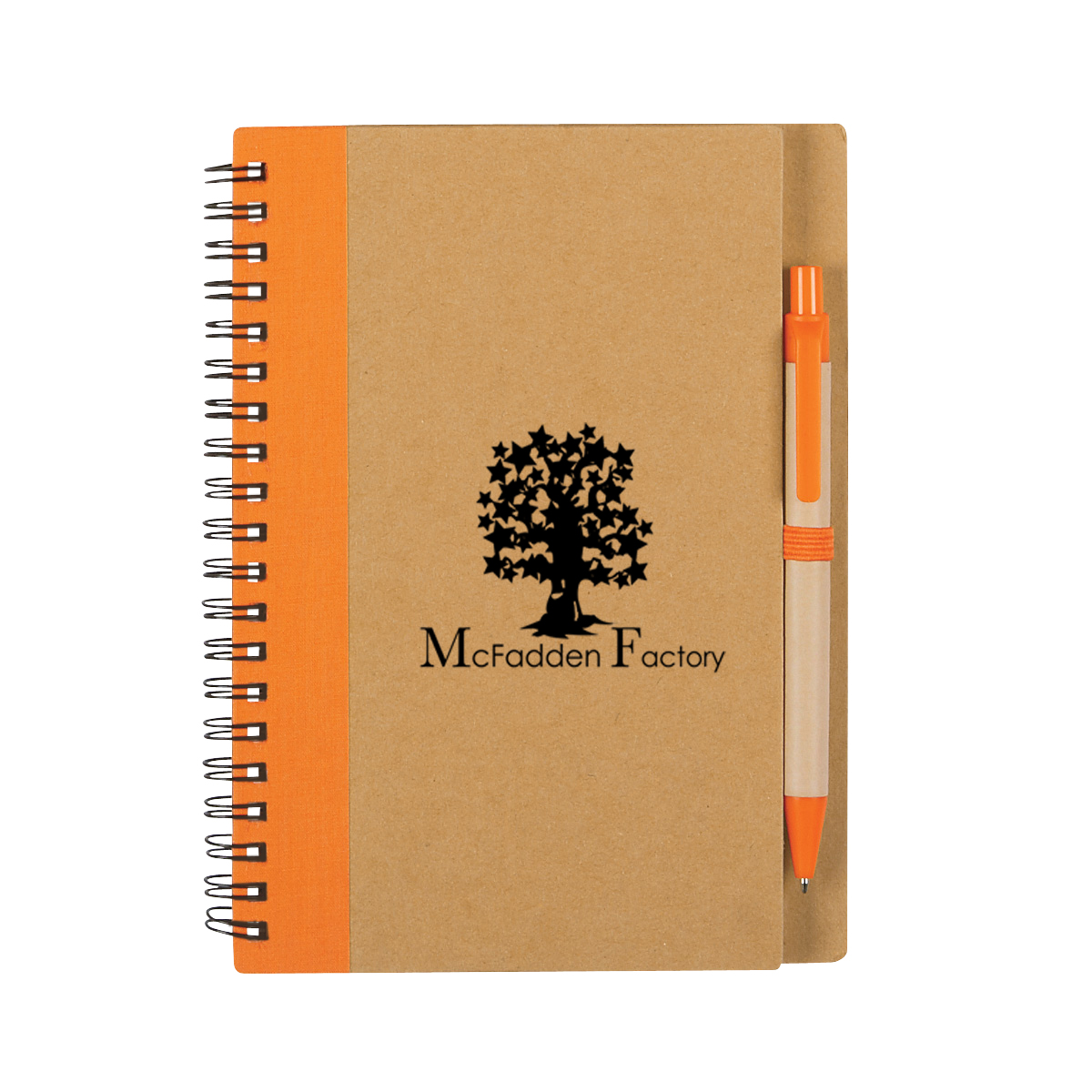 Eco-inspired Spiral Notebook & Pen 1
