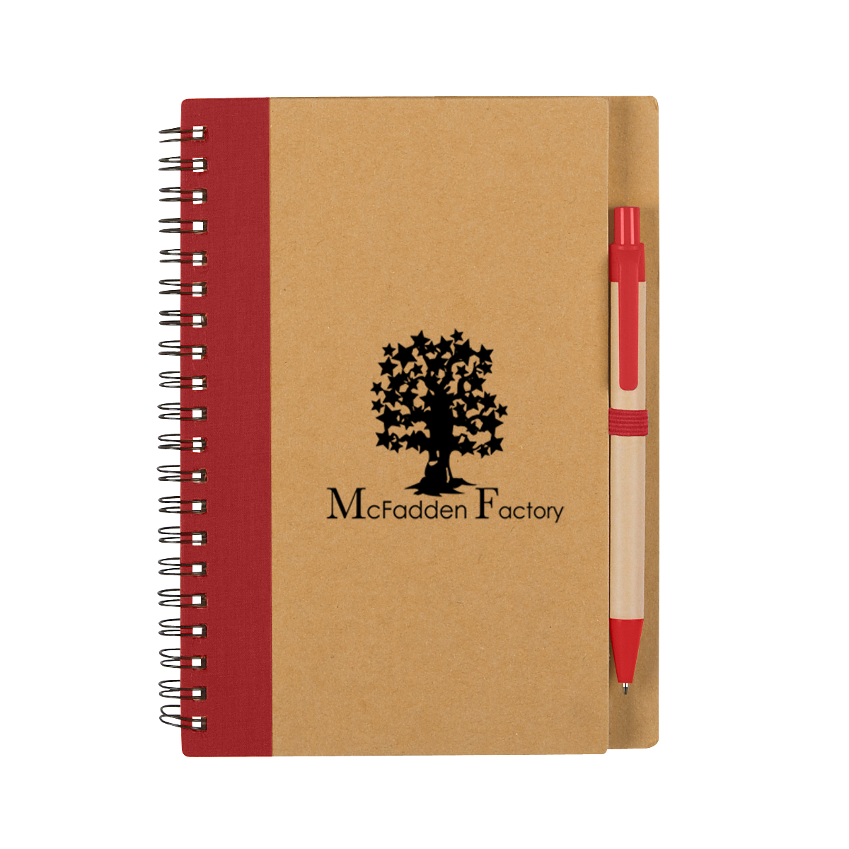 Eco-inspired Spiral Notebook & Pen 1