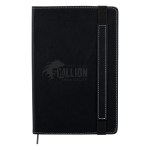 Charlotte Journal Notebook - 6913 BLK Debossed Charlotte Journal Notebook - 6913 BLK Debossed
