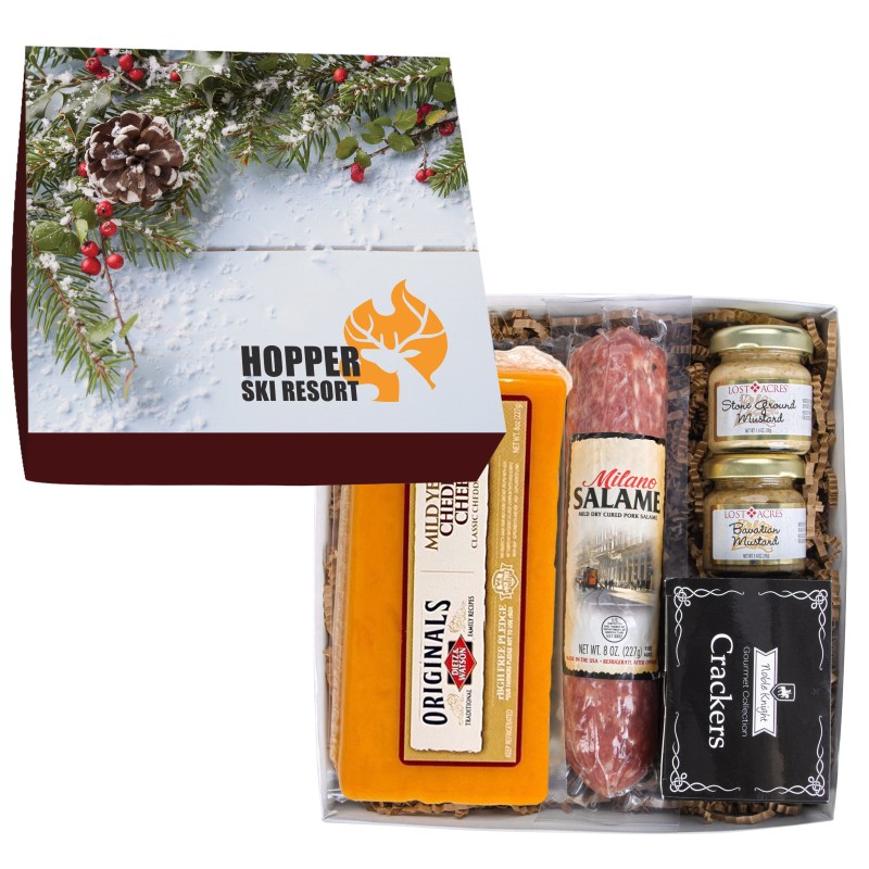 Deluxe Charcuterie Gourmet Meat & Cheese Set Chairman Gift Box 1 Deluxe Charcuterie Gourmet Meat & Cheese Set Chairman Gift Box 1