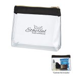 Sadie Satin Clear Cosmetic Bag 1 Sadie Satin Clear Cosmetic Bag 1