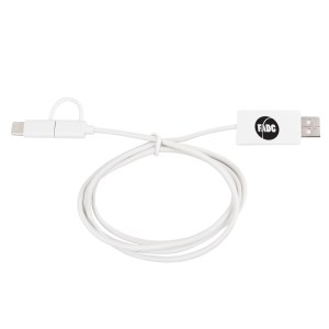 3-in-1 3 Ft. Charging Cable With Antimicrobial Additive 1 3-in-1 3 Ft. Charging Cable With Antimicrobial Additive 1