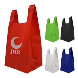 Reusable T-shirt Style Non-woven Tote Bag 1 Reusable T-shirt Style Non-woven Tote Bag 1