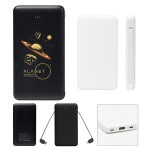 10,000 Mah Power Bank With Integrated Cables 1 10,000 Mah Power Bank With Integrated Cables 1
