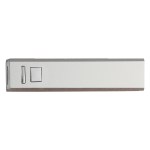 1500 Mah On-the-go Power Bank 2.0 - 26852 SIL Blank 1500 Mah On-the-go Power Bank 2.0 - 26852 SIL Blank