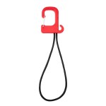 Stretch Cord Hook With Carabiner - 20084 RED Blank Stretch Cord Hook With Carabiner - 20084 RED Blank