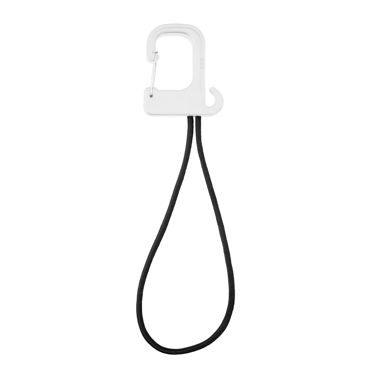 Stretch Cord Hook With Carabiner 1