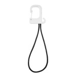 Stretch Cord Hook With Carabiner - 20084 WHT Blank Stretch Cord Hook With Carabiner - 20084 WHT Blank