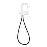 Stretch Cord Hook With Carabiner - 20084 WHT Back Stretch Cord Hook With Carabiner - 20084 WHT Back