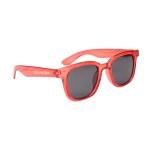 Zander Recycled Frame Sunglasses - 8225 TRNREDSMK Silkscreen Zander Recycled Frame Sunglasses - 8225 TRNREDSMK Silkscreen