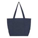 Arden 9 Oz. Recycled Cotton Starboard Tote Bag - 3244 NAV Blank Arden 9 Oz. Recycled Cotton Starboard Tote Bag - 3244 NAV Blank
