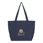 Arden 9 Oz. Recycled Cotton Starboard Tote Bag - 3244 NAV Colorbrite Arden 9 Oz. Recycled Cotton Starboard Tote Bag - 3244 NAV Colorbrite