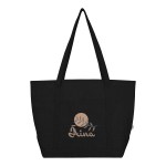 Arden 9 Oz. Recycled Cotton Starboard Tote Bag - 3244 BLK Colorbrite Arden 9 Oz. Recycled Cotton Starboard Tote Bag - 3244 BLK Colorbrite
