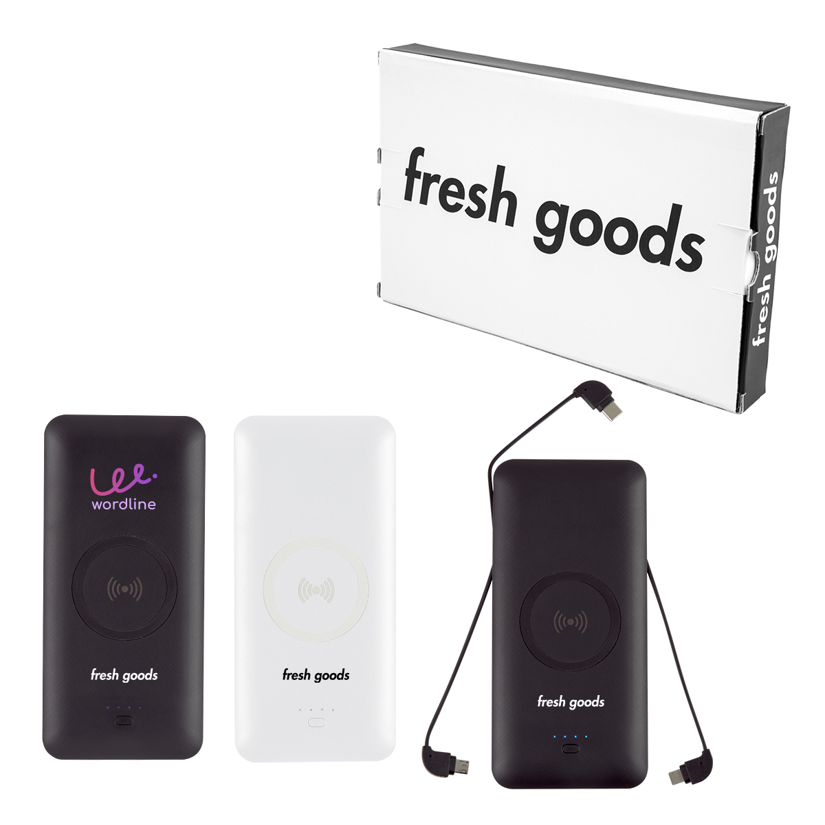 Fresh Goods 5-in-1 Wireless Power Bank 1