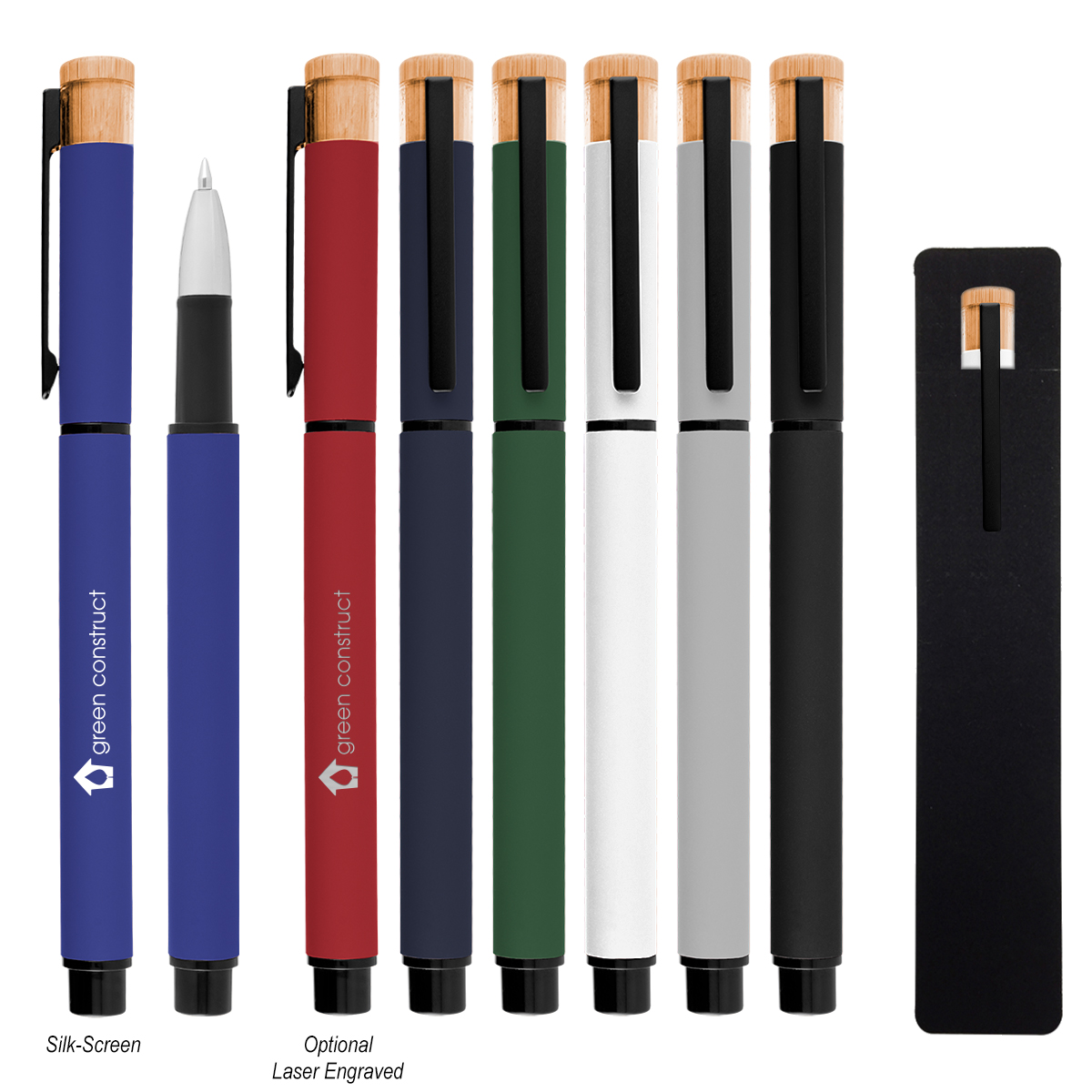 Ronan Recycled Aluminum Gel Pen 1