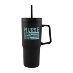 28 Oz. Intrepid Recycled Ps Double Wall Tumbler - 50272 BLK Silkscreen 28 Oz. Intrepid Recycled Ps Double Wall Tumbler - 50272 BLK Silkscreen