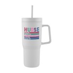 28 Oz. Intrepid Recycled Ps Double Wall Tumbler - 50272 WHT Colorbrite 28 Oz. Intrepid Recycled Ps Double Wall Tumbler - 50272 WHT Colorbrite