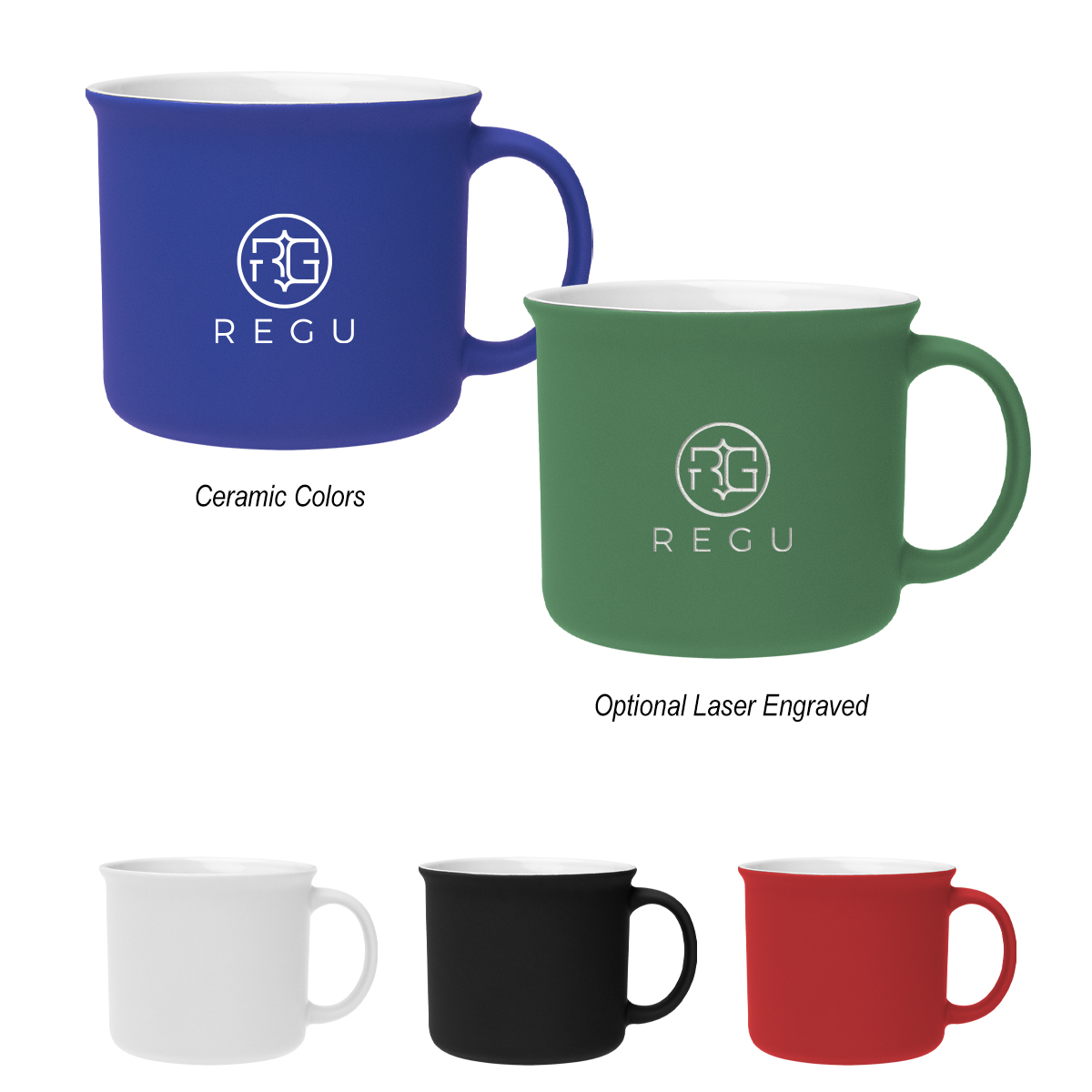 15 Oz. Soft Touch Campfire Mug 1