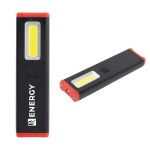 Rechargeable Slim Clip Cob Flashlight - 20141 BLKRED Digibrite Rechargeable Slim Clip Cob Flashlight - 20141 BLKRED Digibrite