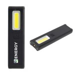 Rechargeable Slim Clip Cob Flashlight - 20141 BLKBLK Digibrite Rechargeable Slim Clip Cob Flashlight - 20141 BLKBLK Digibrite
