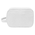 Finley Rpet Waffle Knit Toiletry Bag - 30220 WHT Blank Finley Rpet Waffle Knit Toiletry Bag - 30220 WHT Blank