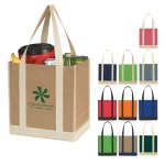 Non-woven Two-tone Shopper Tote Bag 1 Non-woven Two-tone Shopper Tote Bag 1