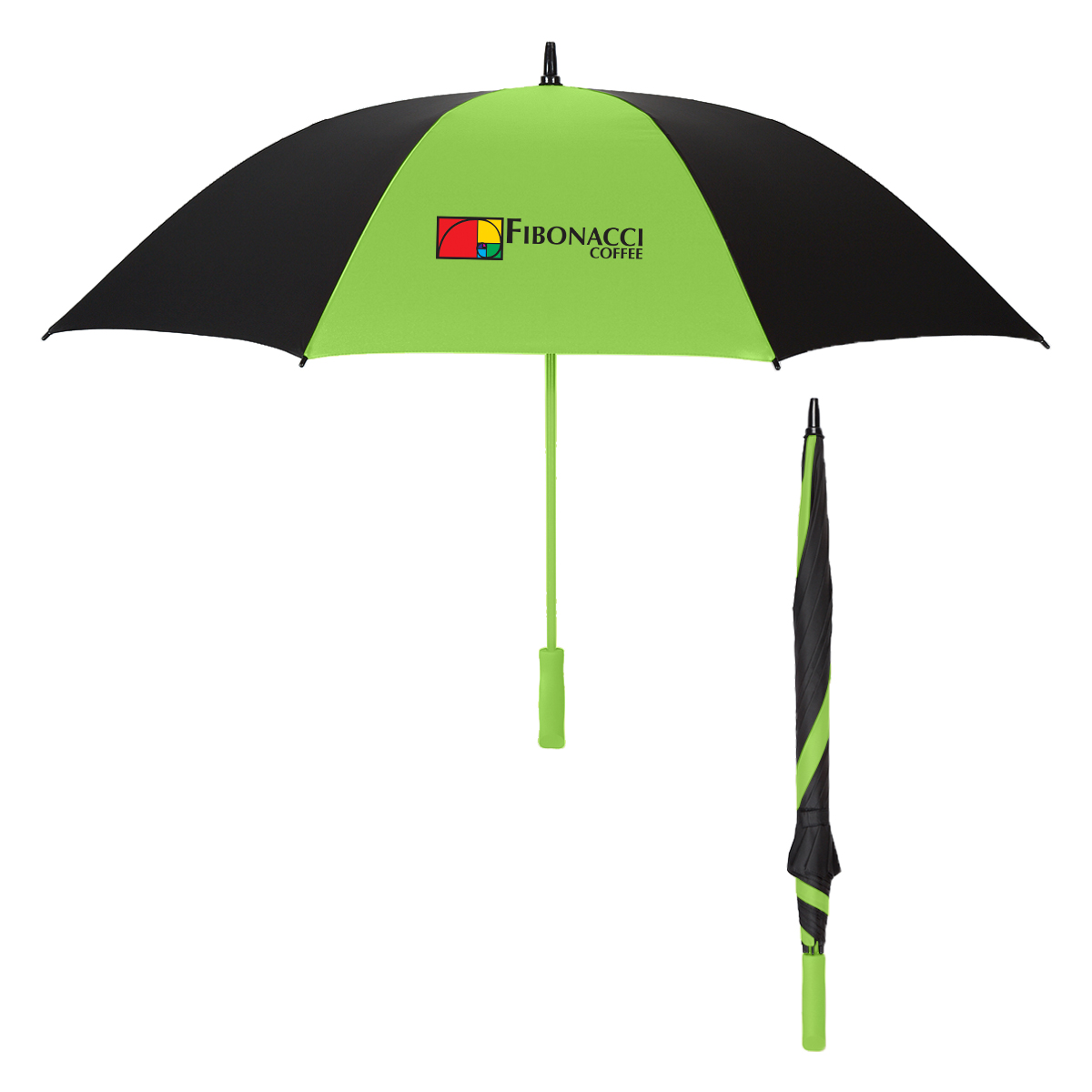 60" Arc Splash Of Color Golf Umbrella 1